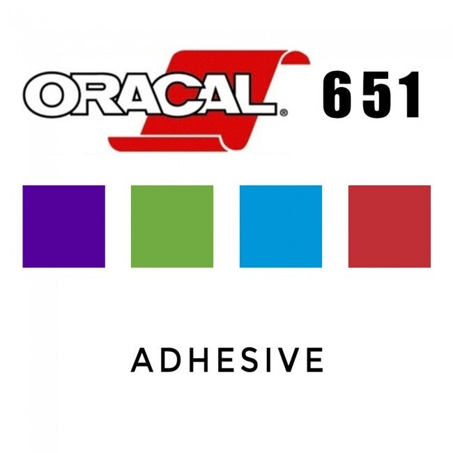 Oracal 651 Adhesive Vinyl R & M Vinyl