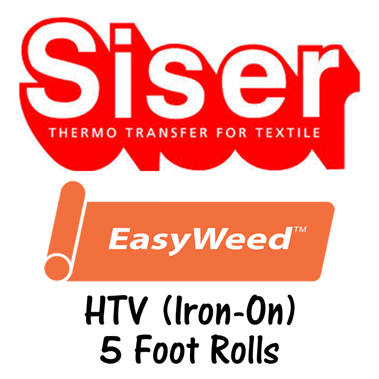 5 foot Siser EasyWeed Rolls Heat Transfer Vinyl