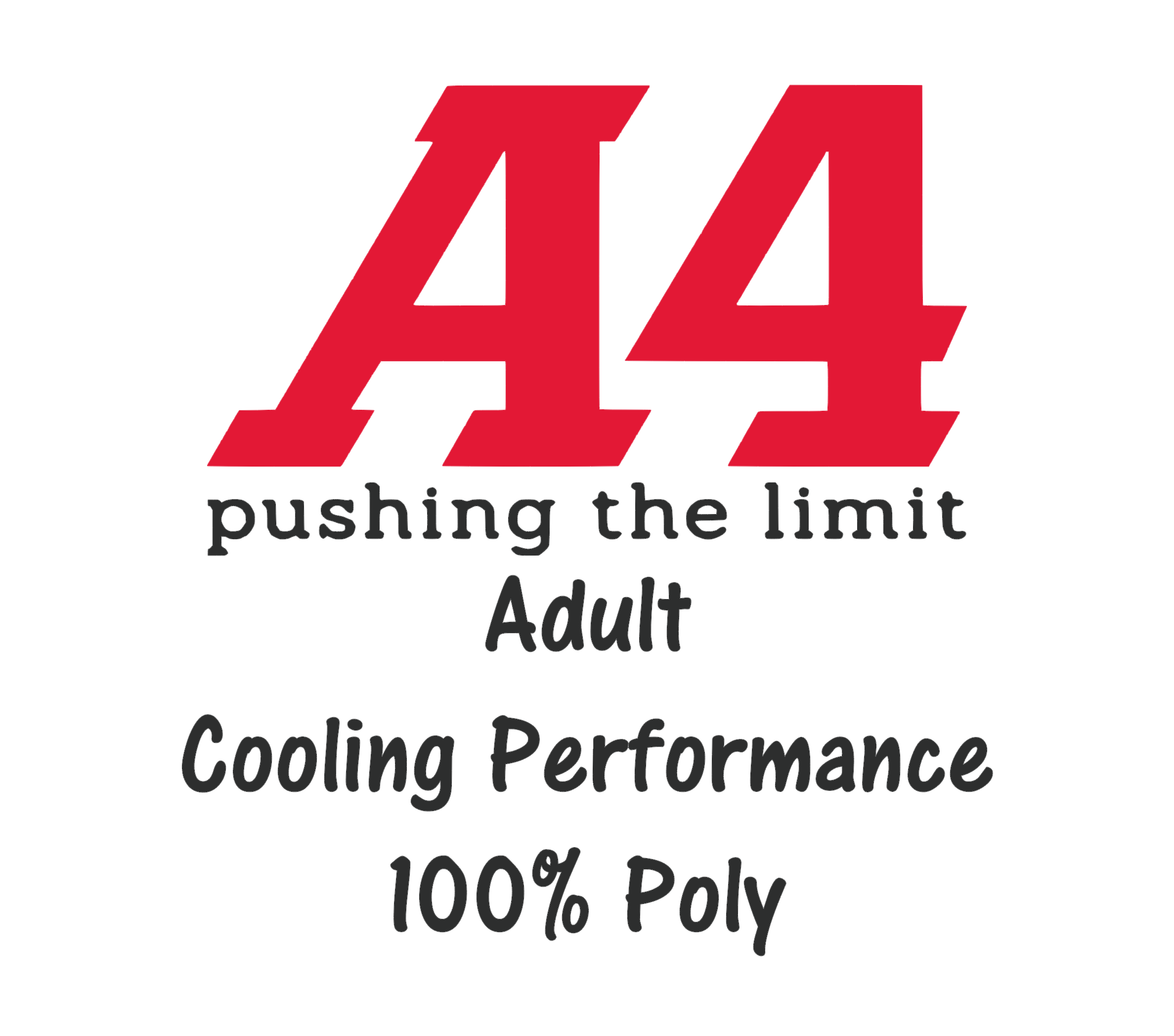 A4 Adult Unisex Cooling Performance TShirt R & M Vinyl
